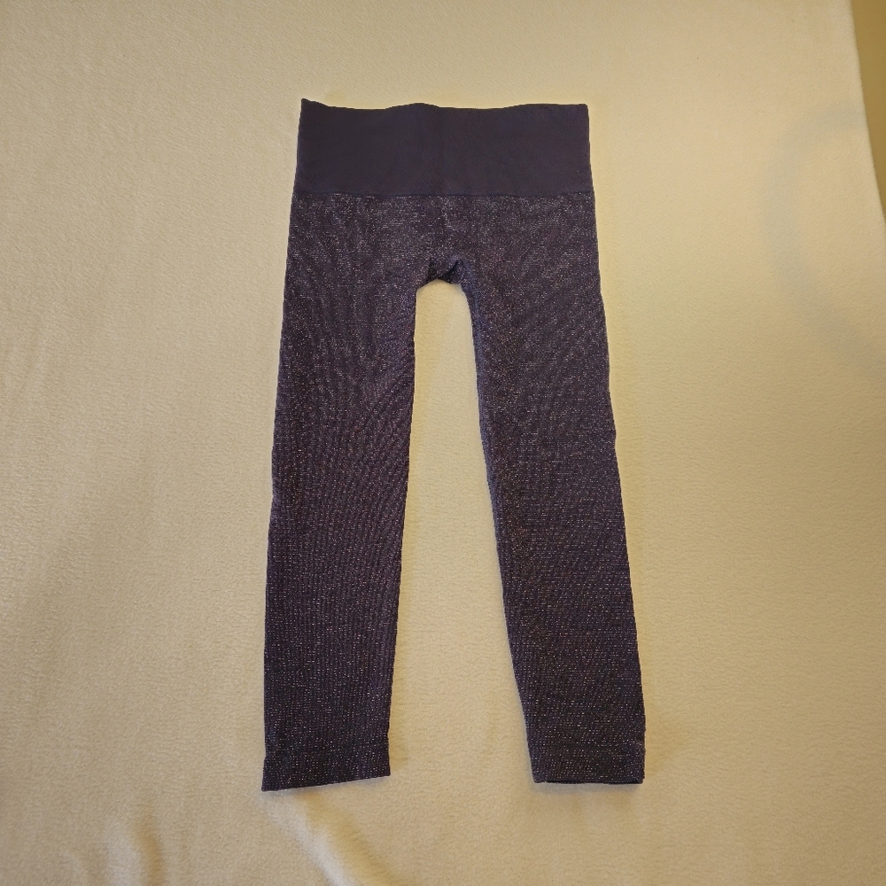 Chico's ZENERGY Sparkle Navy Leggings SIZE 2